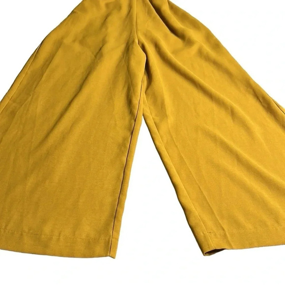 Y2K,vtg, Favlux jumpsuit,YELLOW sz S. WIDE leg, Boho,capri,Lagenlook,academia EC - Picture 10 of 16
